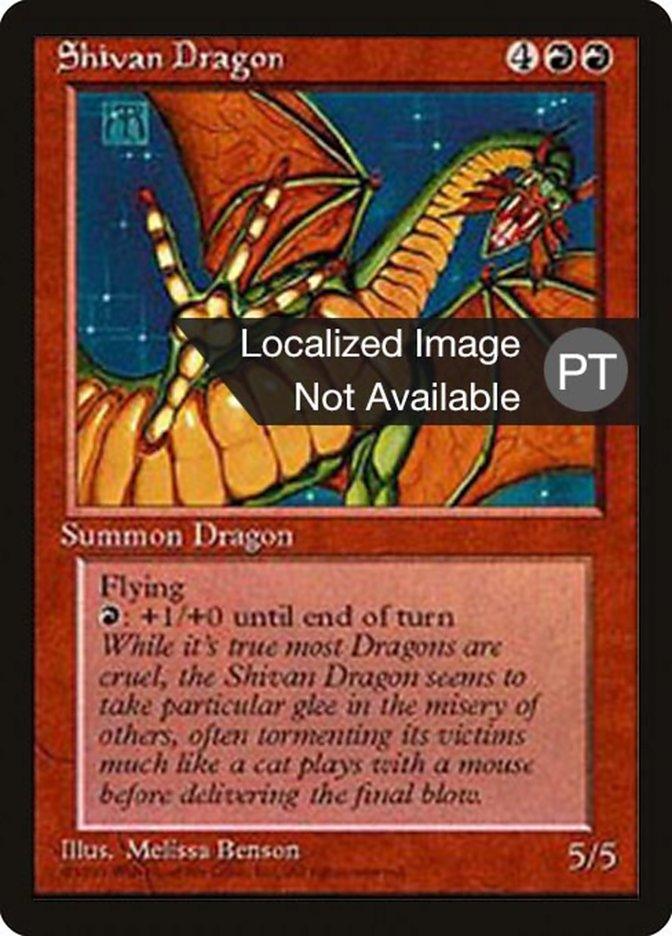 Shivan Dragon [Fourth Edition (Foreign Black Border)] - Trinity Hobby