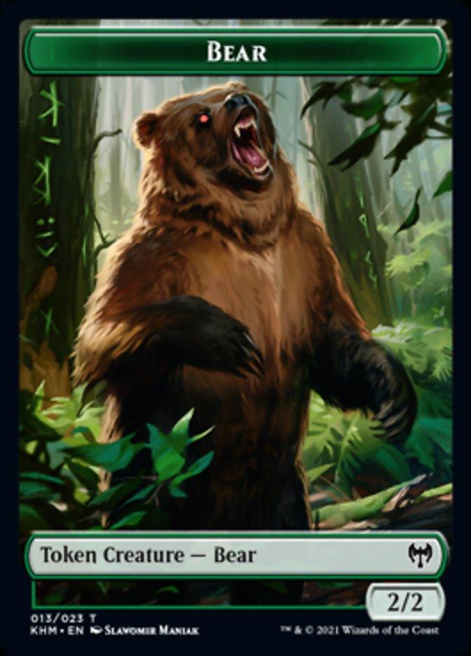 Bear Token [Kaldheim Tokens] - Trinity Hobby