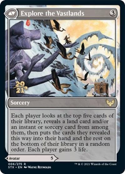 Wandering Archaic // Explore the Vastlands [Strixhaven: School of Mages Prerelease Promos] - Trinity Hobby