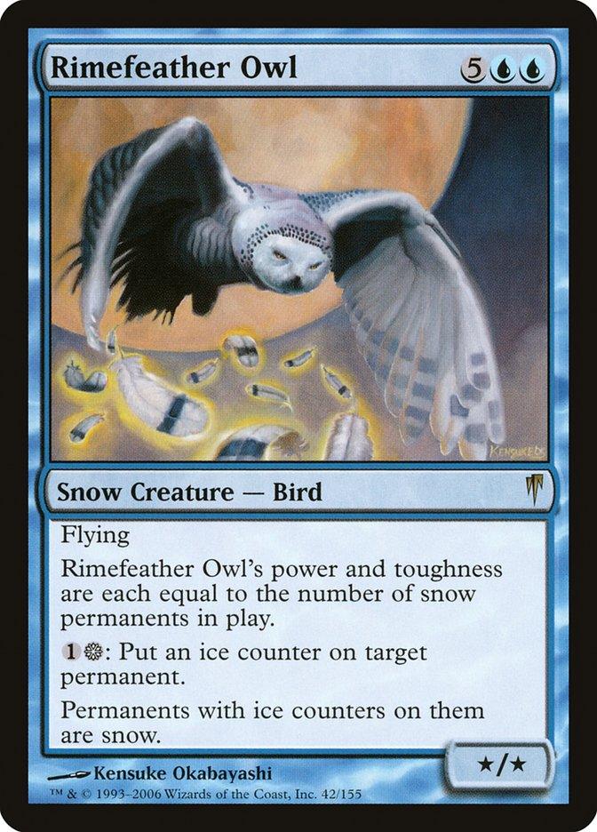 Rimefeather Owl [Coldsnap] - Trinity Hobby