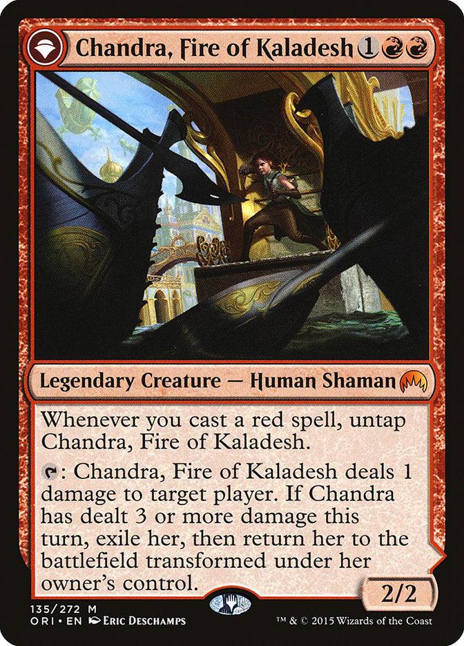 Chandra, Fire of Kaladesh // Chandra, Roaring Flame [Magic Origins] - Trinity Hobby