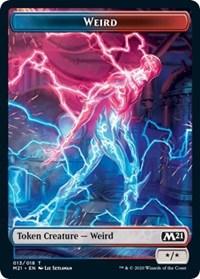 Weird // Zombie Double-Sided Token [Core Set 2021 Tokens] - Trinity Hobby