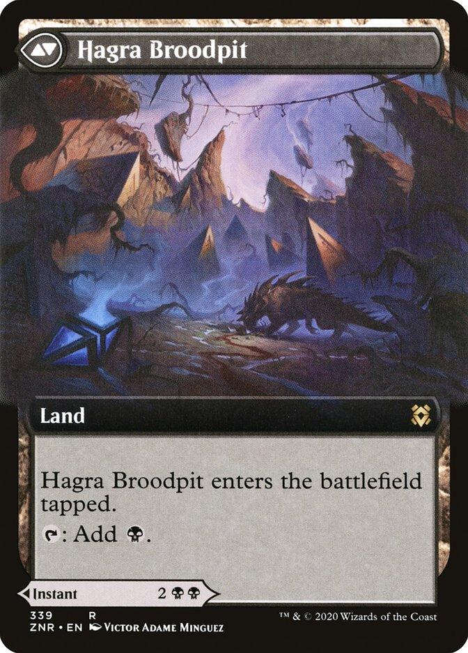 Hagra Mauling // Hagra Broodpit (Extended Art) [Zendikar Rising] - Trinity Hobby