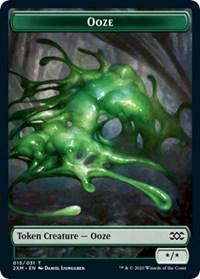 Ooze // Wurm (029) Double-Sided Token [Double Masters Tokens] - Trinity Hobby