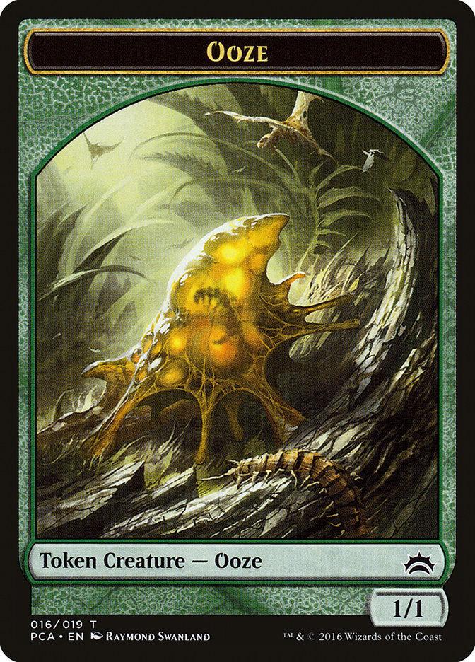 Plant // Ooze (016) Double-Sided Token [Planechase Anthology Tokens] - Trinity Hobby