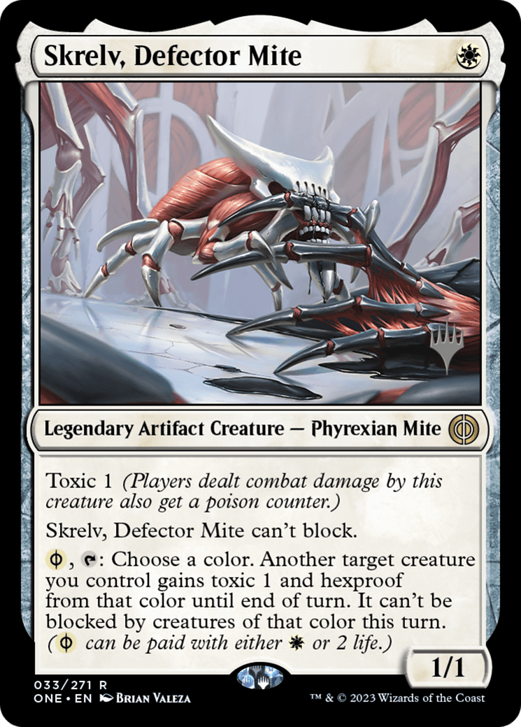 Skrelv, Defector Mite (Promo Pack) [Phyrexia: All Will Be One Promos] - Trinity Hobby