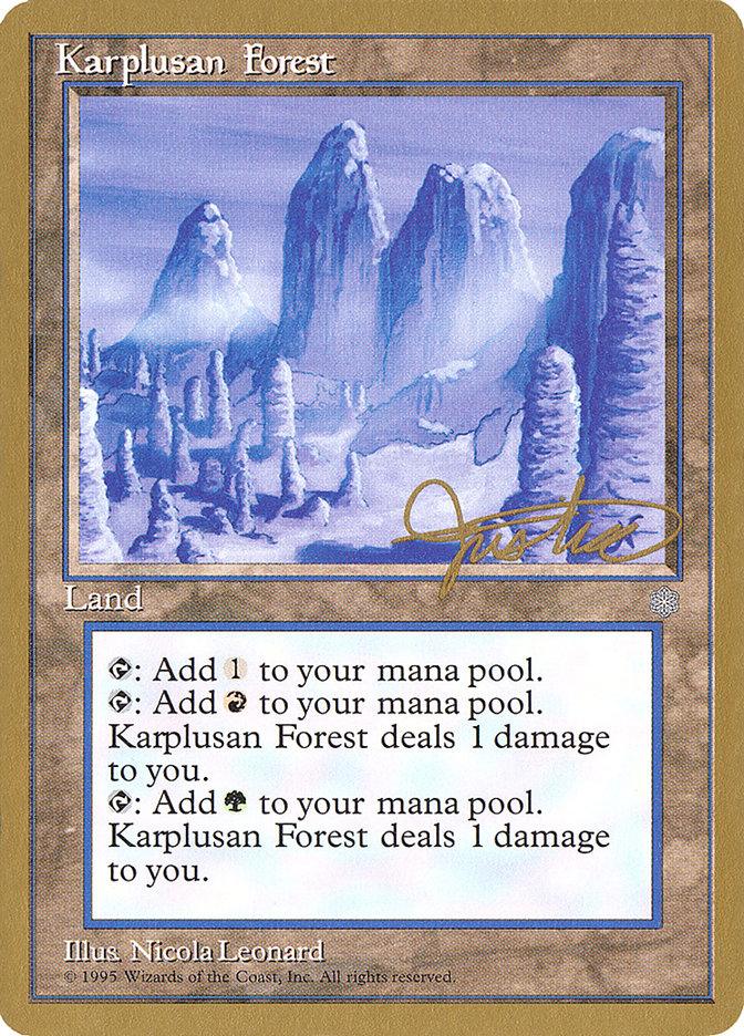 Karplusan Forest (Mark Justice) [Pro Tour Collector Set] - Trinity Hobby