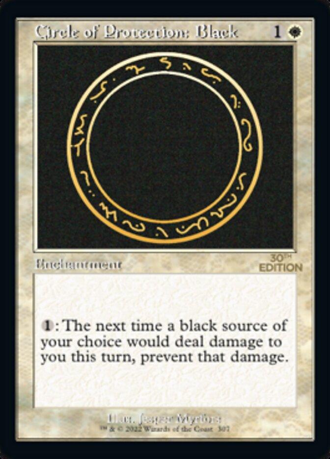 Circle of Protection: Black (Retro) [30th Anniversary Edition] - Trinity Hobby
