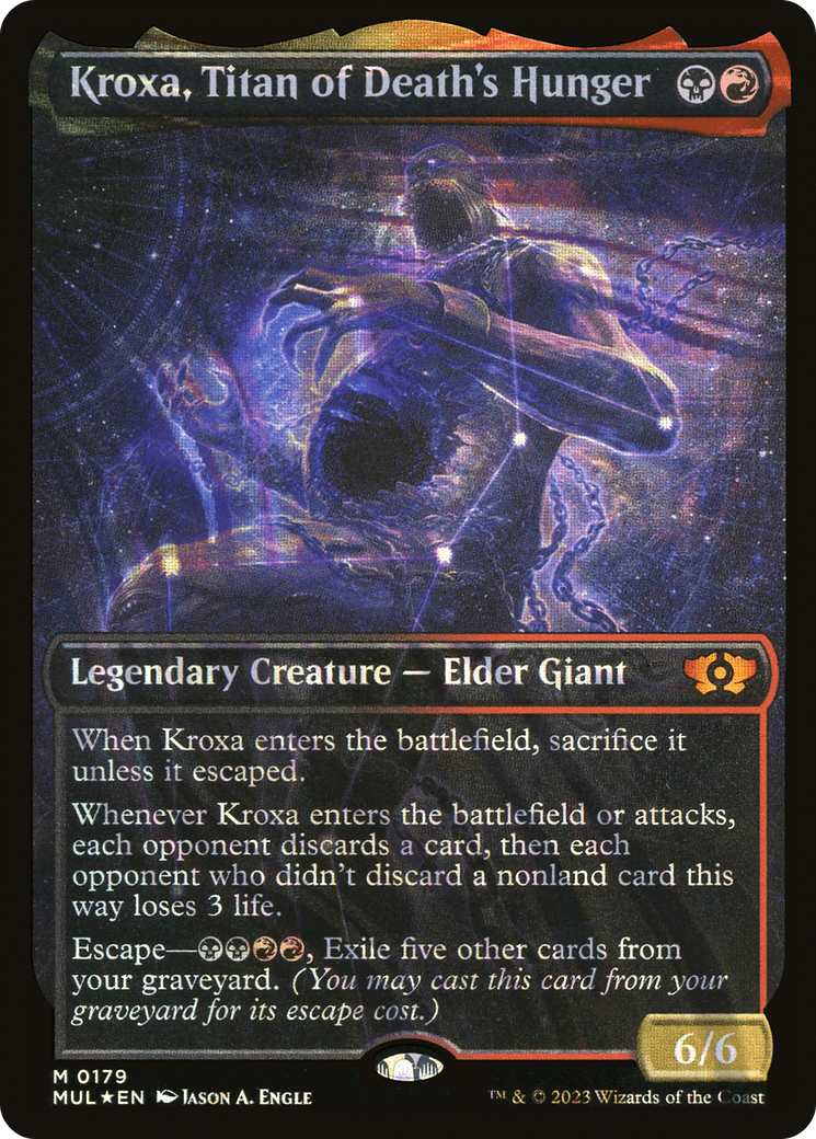 Kroxa, Titan of Death's Hunger (Halo Foil) [Multiverse Legends] - Trinity Hobby