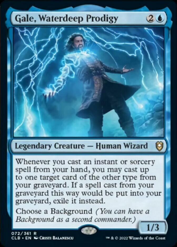 Gale, Waterdeep Prodigy [Commander Legends: Battle for Baldur's Gate] - Trinity Hobby