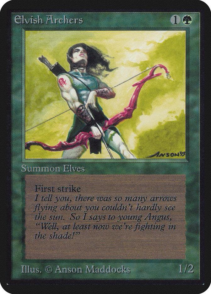 Elvish Archers [Alpha Edition] - Trinity Hobby