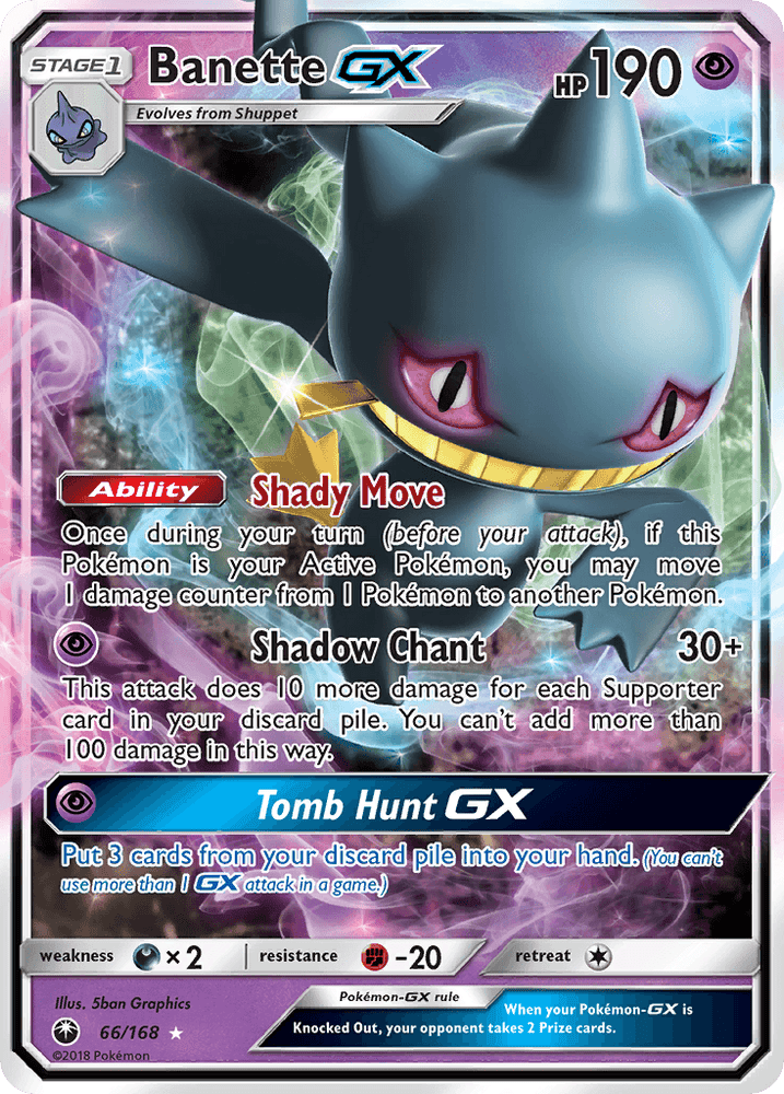 Banette GX (66/168) [Sun & Moon: Celestial Storm] - Trinity Hobby