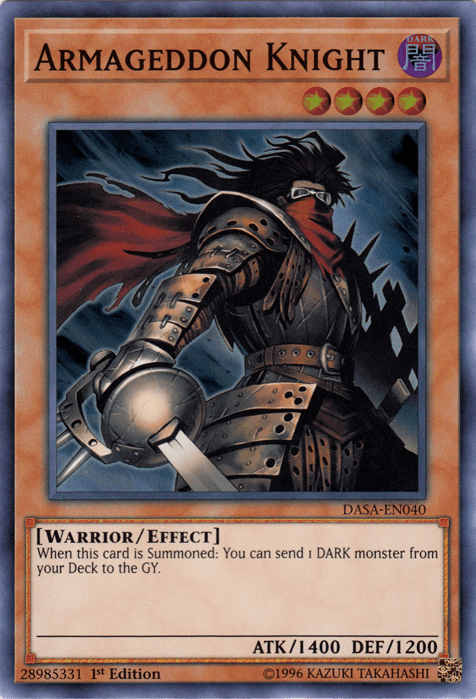 Armageddon Knight [DASA-EN040] Super Rare - Trinity Hobby