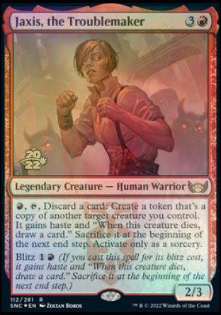 Jaxis, the Troublemaker [Streets of New Capenna Prerelease Promos] - Trinity Hobby