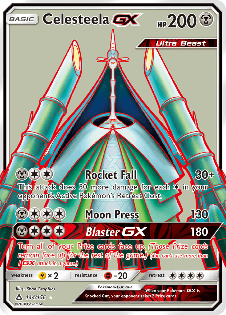 Celesteela GX (144/156) [Sun & Moon: Ultra Prism] - Trinity Hobby
