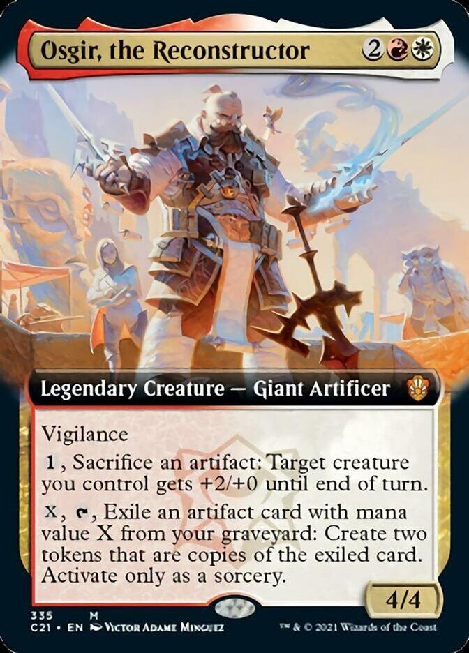 Osgir, the Reconstructor (Extended Art) [Commander 2021] - Trinity Hobby