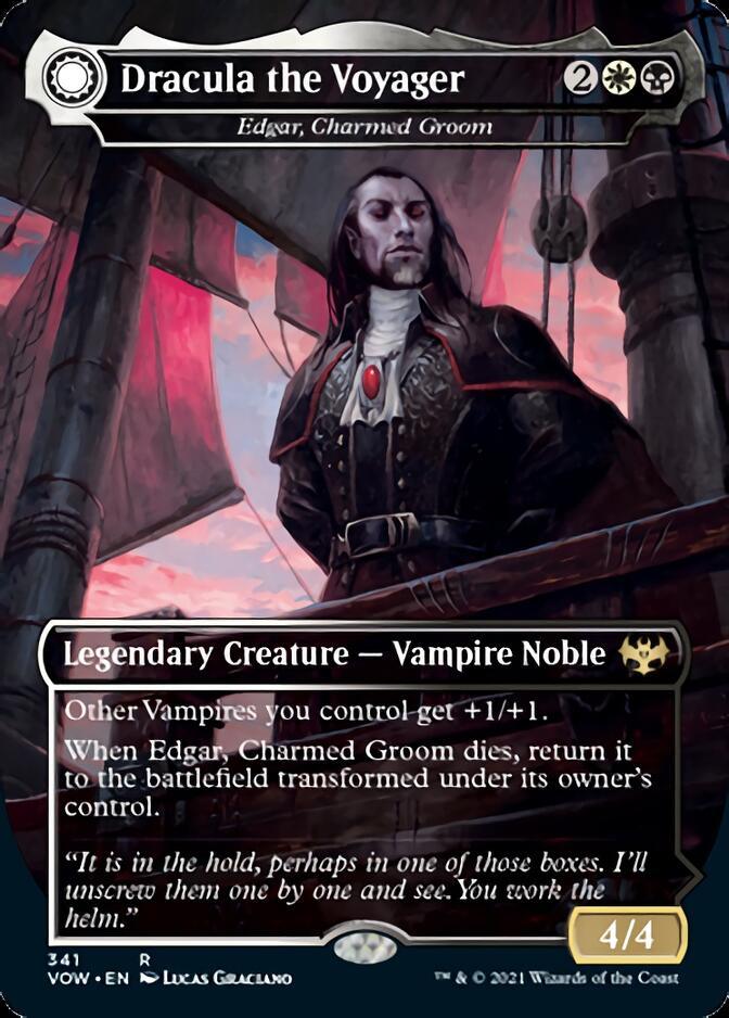 Edgar, Charmed Groom // Edgar Markov's Coffin - Dracula the Voyager // Casket of Native Earth [Innistrad: Crimson Vow] - Trinity Hobby