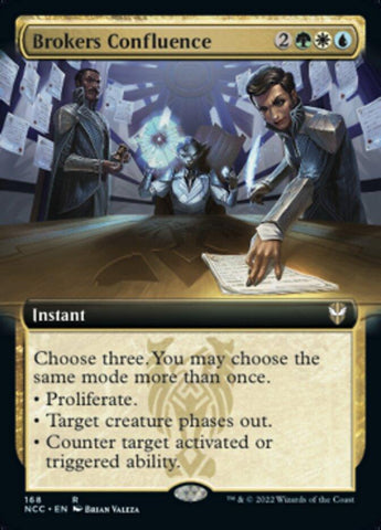 Brokers Confluence (Extended Art) [Streets of New Capenna Commander] - Trinity Hobby