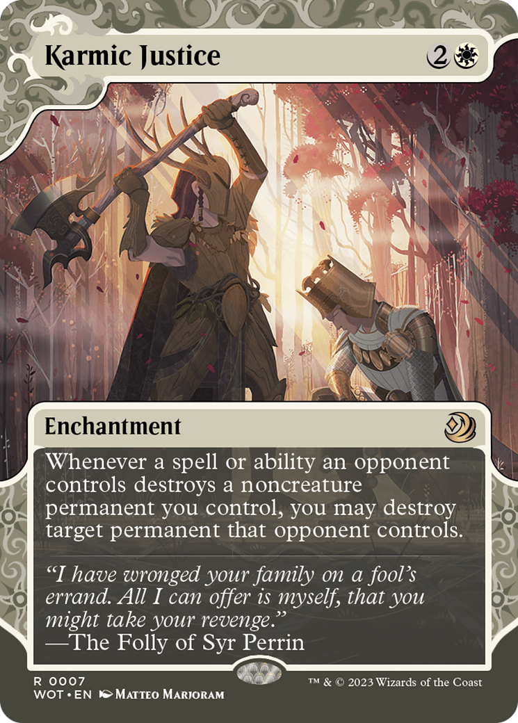 Karmic Justice [Wilds of Eldraine: Enchanting Tales] - Trinity Hobby