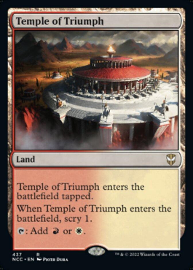 Temple of Triumph [Streets of New Capenna Commander] - Trinity Hobby