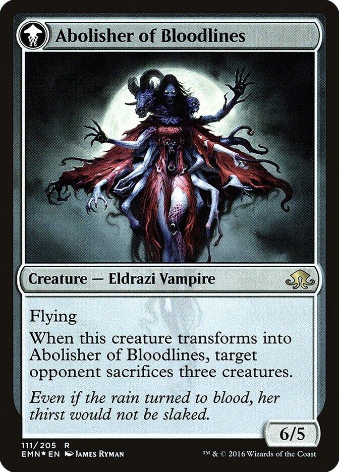 Voldaren Pariah // Abolisher of Bloodlines [Eldritch Moon Prerelease Promos] - Trinity Hobby