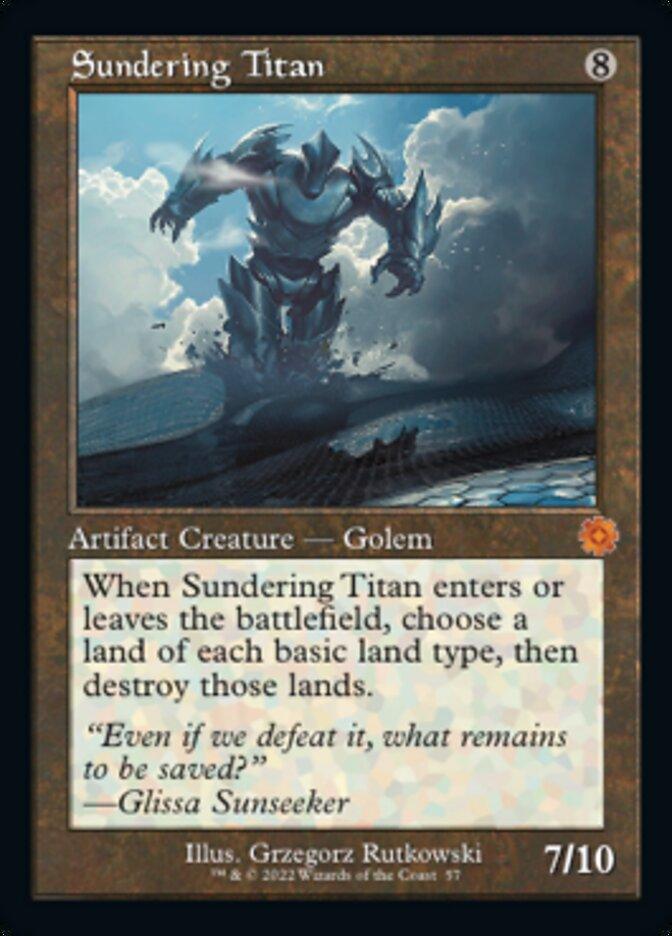 Sundering Titan (Retro) [The Brothers' War Retro Artifacts] - Trinity Hobby