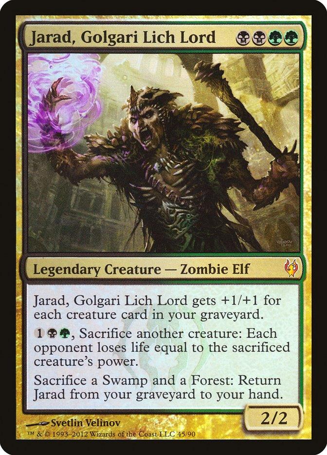 Jarad, Golgari Lich Lord [Duel Decks: Izzet vs. Golgari] - Trinity Hobby