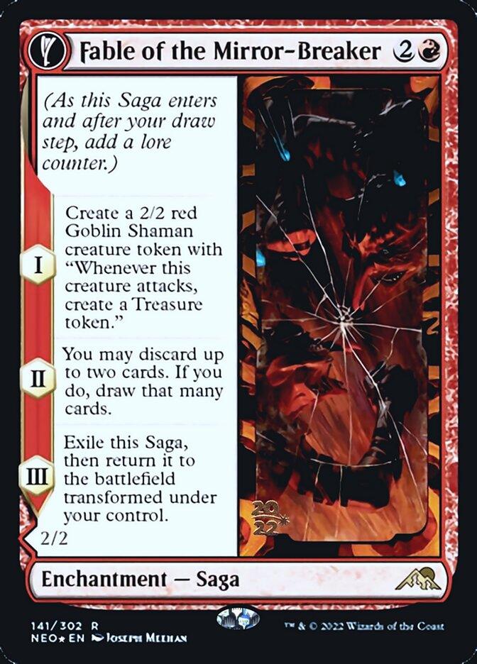 Fable of the Mirror-Breaker // Reflection of Kiki-Jiki [Kamigawa: Neon Dynasty Prerelease Promos] - Trinity Hobby