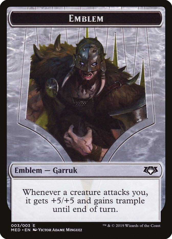 Garruk, Apex Predator Emblem [Mythic Edition Tokens] - Trinity Hobby