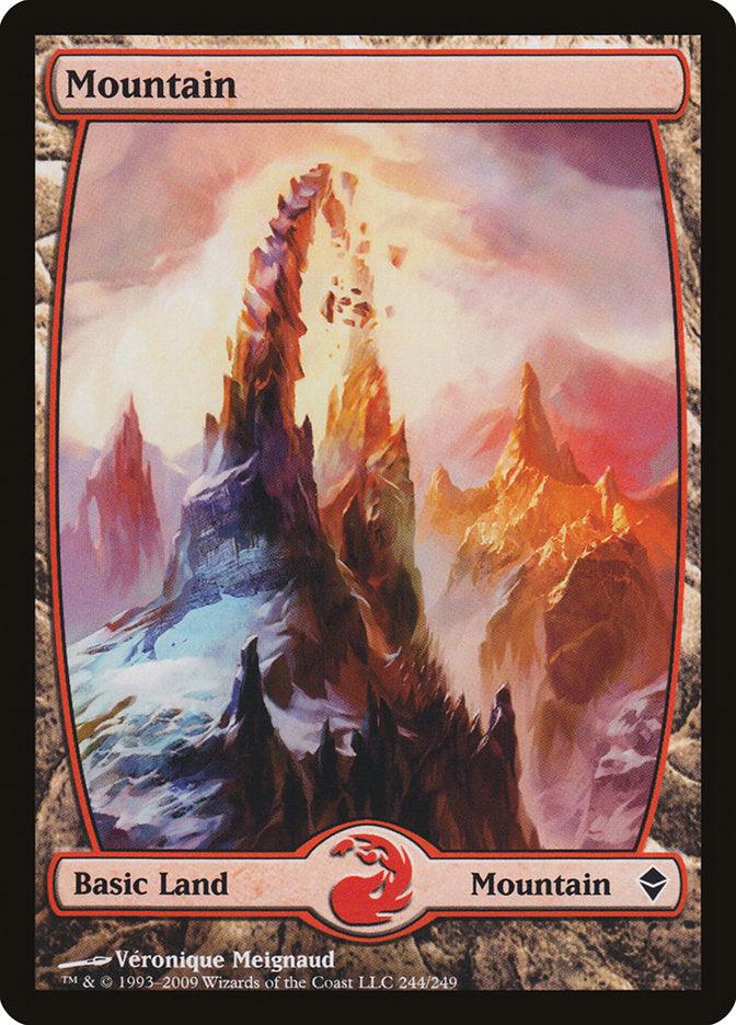 Mountain (244) [Zendikar] - Trinity Hobby