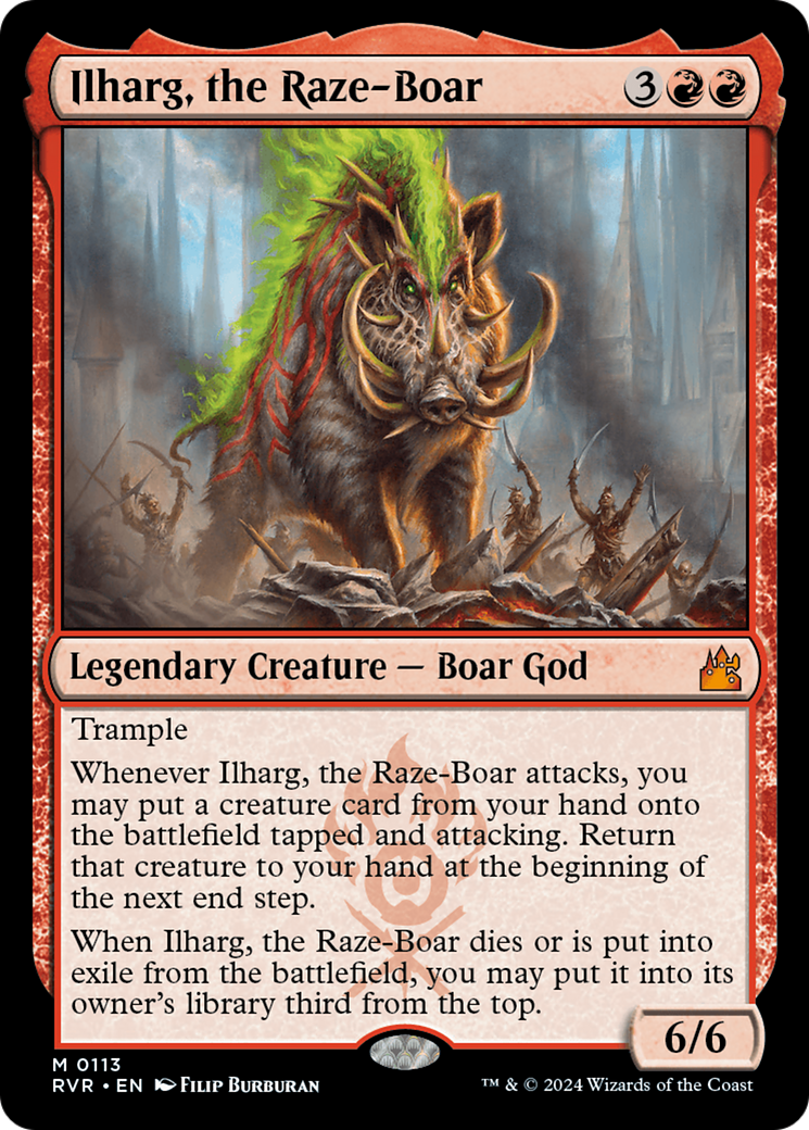 Ilharg, the Raze-Boar [Ravnica Remastered] - Trinity Hobby