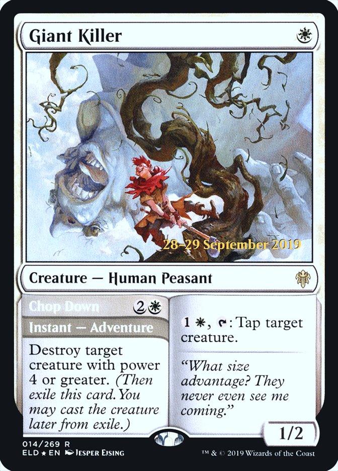 Giant Killer // Chop Down [Throne of Eldraine Prerelease Promos] - Trinity Hobby