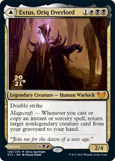 Extus, Oriq Overlord // Awaken the Blood Avatar [Strixhaven: School of Mages Prerelease Promos] - Trinity Hobby