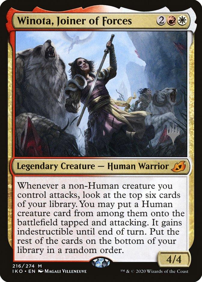 Winota, Joiner of Forces (Promo Pack) [Ikoria: Lair of Behemoths Promos] - Trinity Hobby