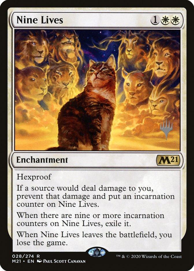 Nine Lives (Promo Pack) [Core Set 2021 Promos] - Trinity Hobby