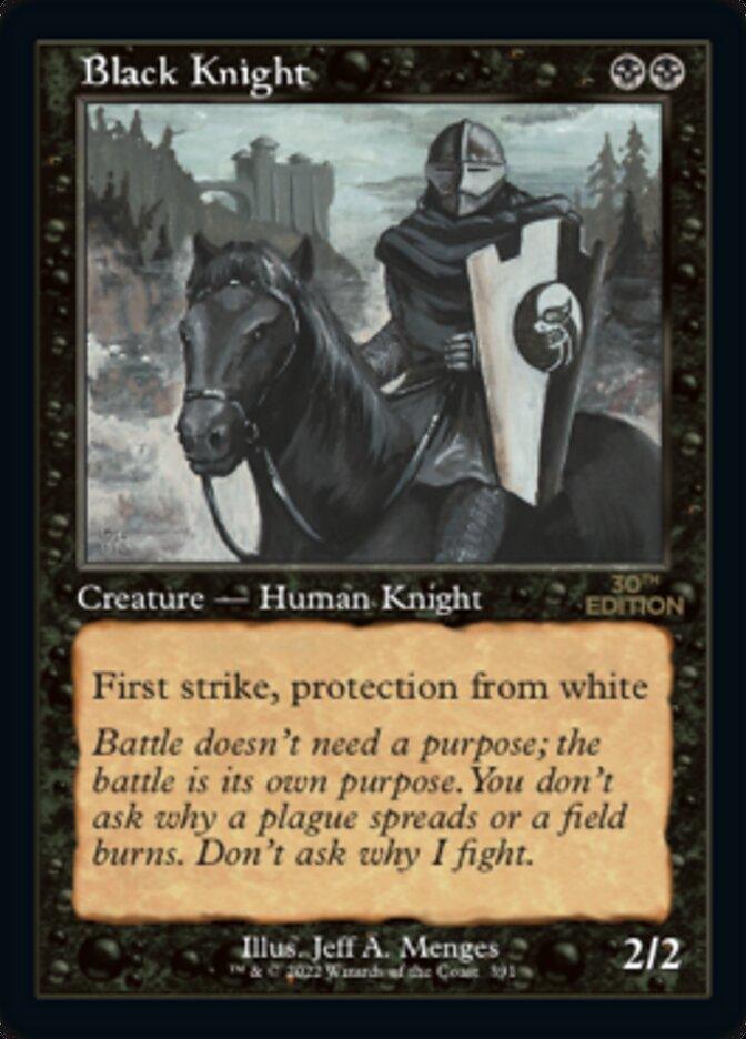 Black Knight (Retro) [30th Anniversary Edition] - Trinity Hobby