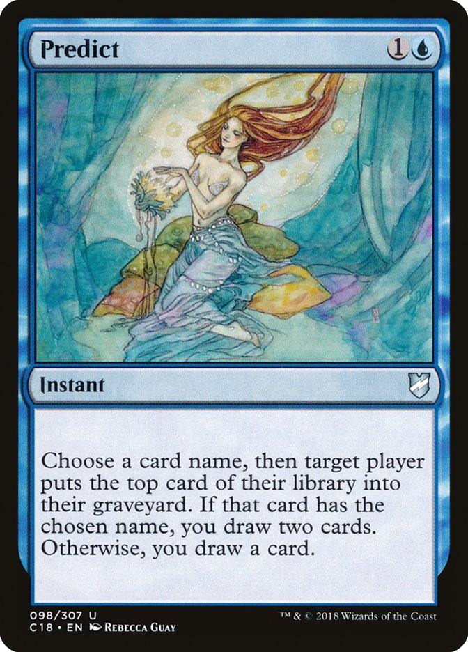 Predict [Commander 2018] - Trinity Hobby