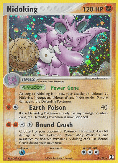 Nidoking (8/112) [EX: FireRed & LeafGreen] - Trinity Hobby