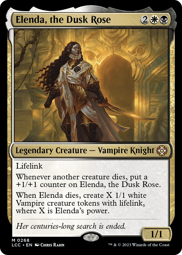 Elenda, the Dusk Rose [The Lost Caverns of Ixalan Commander] - Trinity Hobby