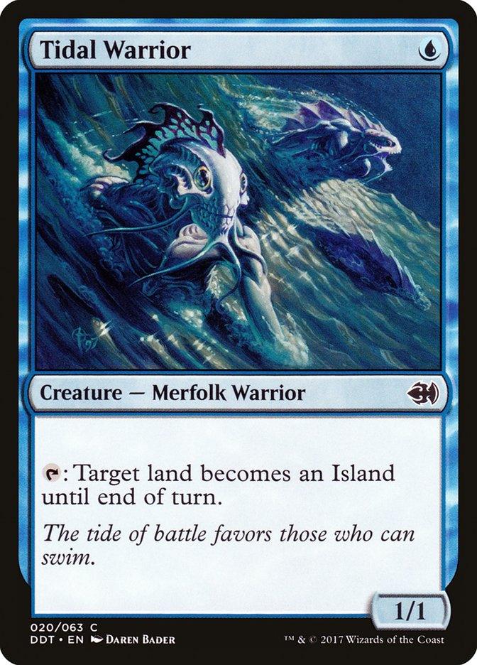 Tidal Warrior [Duel Decks: Merfolk vs. Goblins] - Trinity Hobby