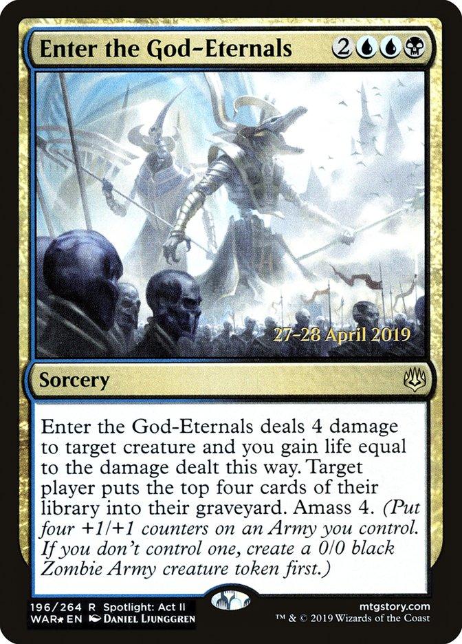 Enter the God-Eternals [War of the Spark Prerelease Promos] - Trinity Hobby