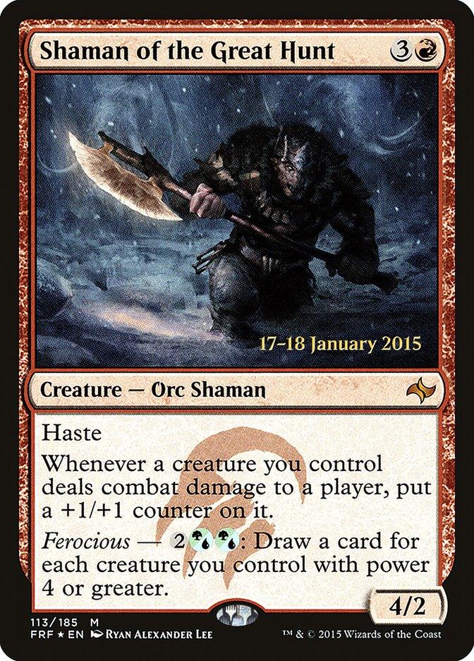 Shaman of the Great Hunt [Fate Reforged Prerelease Promos] - Trinity Hobby