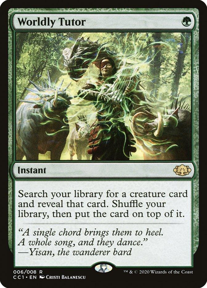 Worldly Tutor [Commander Collection: Green] - Trinity Hobby