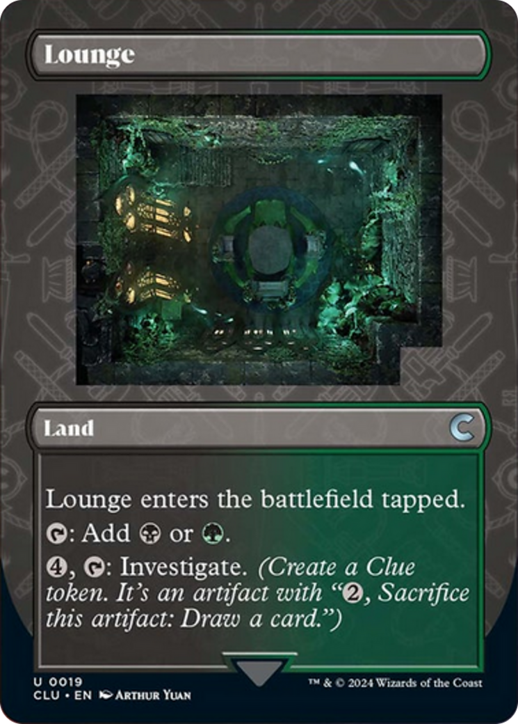 Lounge (Borderless) [Ravnica: Clue Edition] - Trinity Hobby