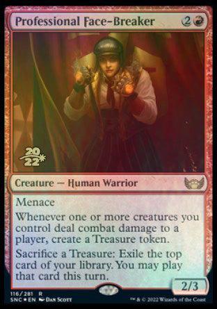 Professional Face-Breaker [Streets of New Capenna Prerelease Promos] - Trinity Hobby