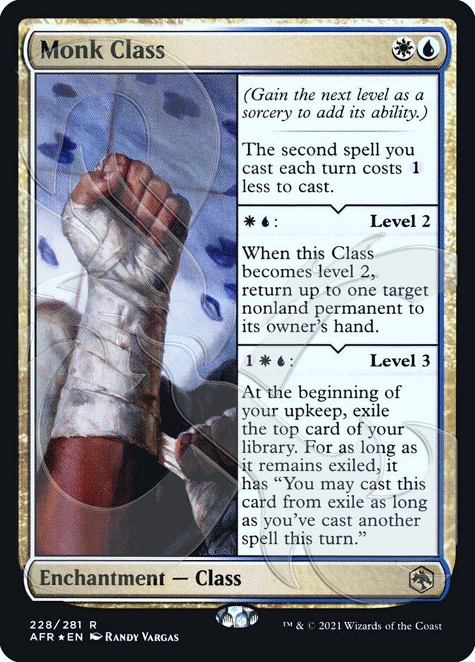 Monk Class (Ampersand Promo) [Dungeons & Dragons: Adventures in the Forgotten Realms Promos] - Trinity Hobby