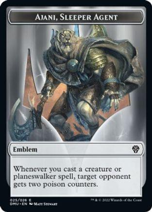 Ajani, Sleeper Agent Emblem [Dominaria United Tokens] - Trinity Hobby