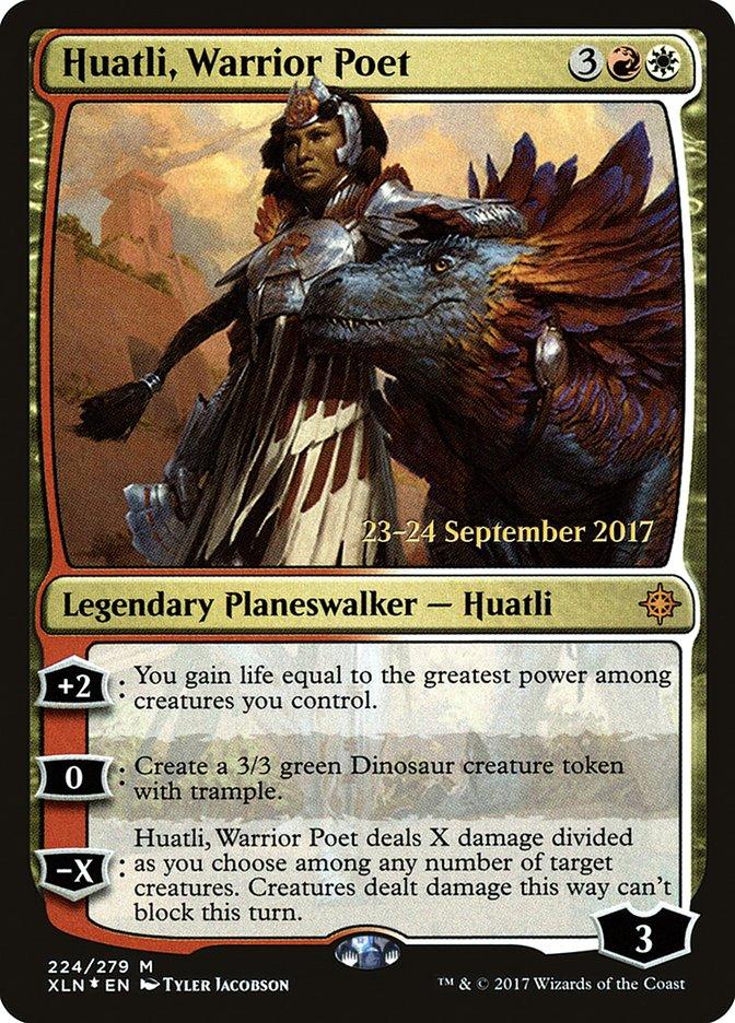 Huatli, Warrior Poet [Ixalan Prerelease Promos] - Trinity Hobby