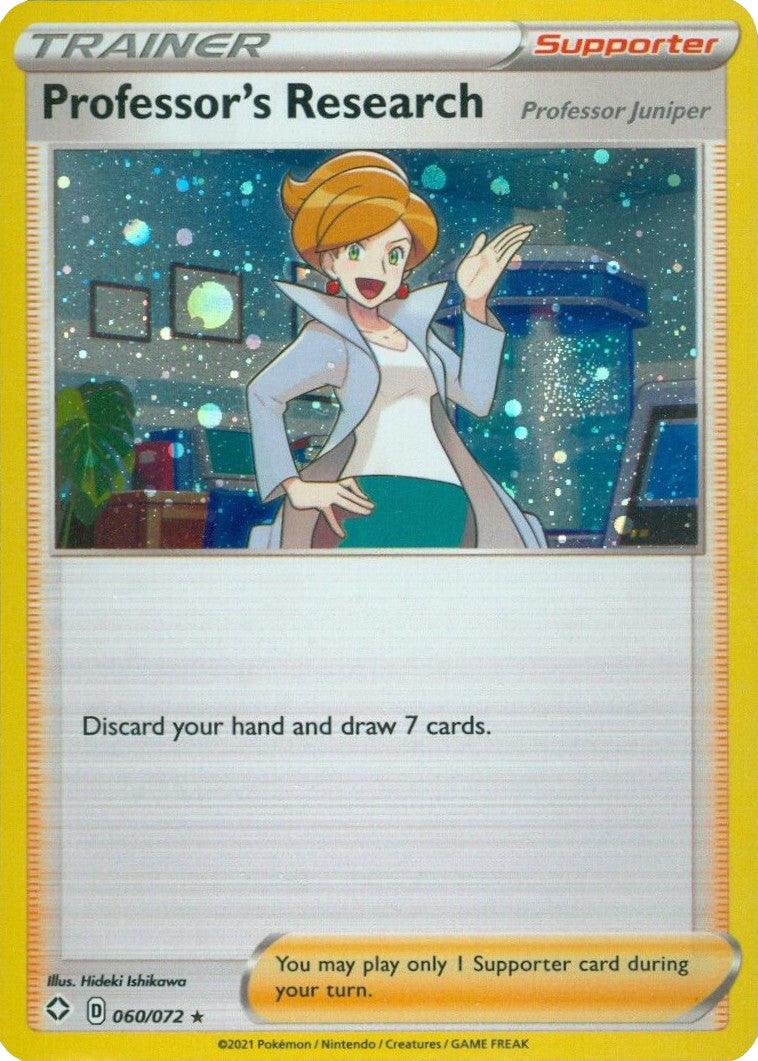 Professor's Research (060/072) (Cosmos Holo) (Theme Deck Exclusive) [Sword & Shield: Shining Fates] - Trinity Hobby