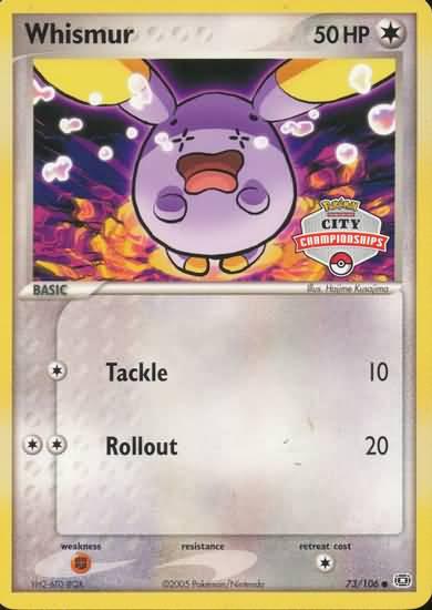 Whismur (73/106) (City Championship) [EX: Emerald] - Trinity Hobby